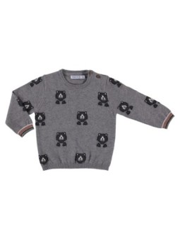 Maglione jacquard orso