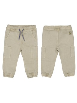 Pantalone cargo twill