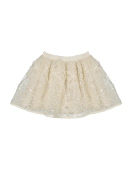 Gonna in tulle con fantasie